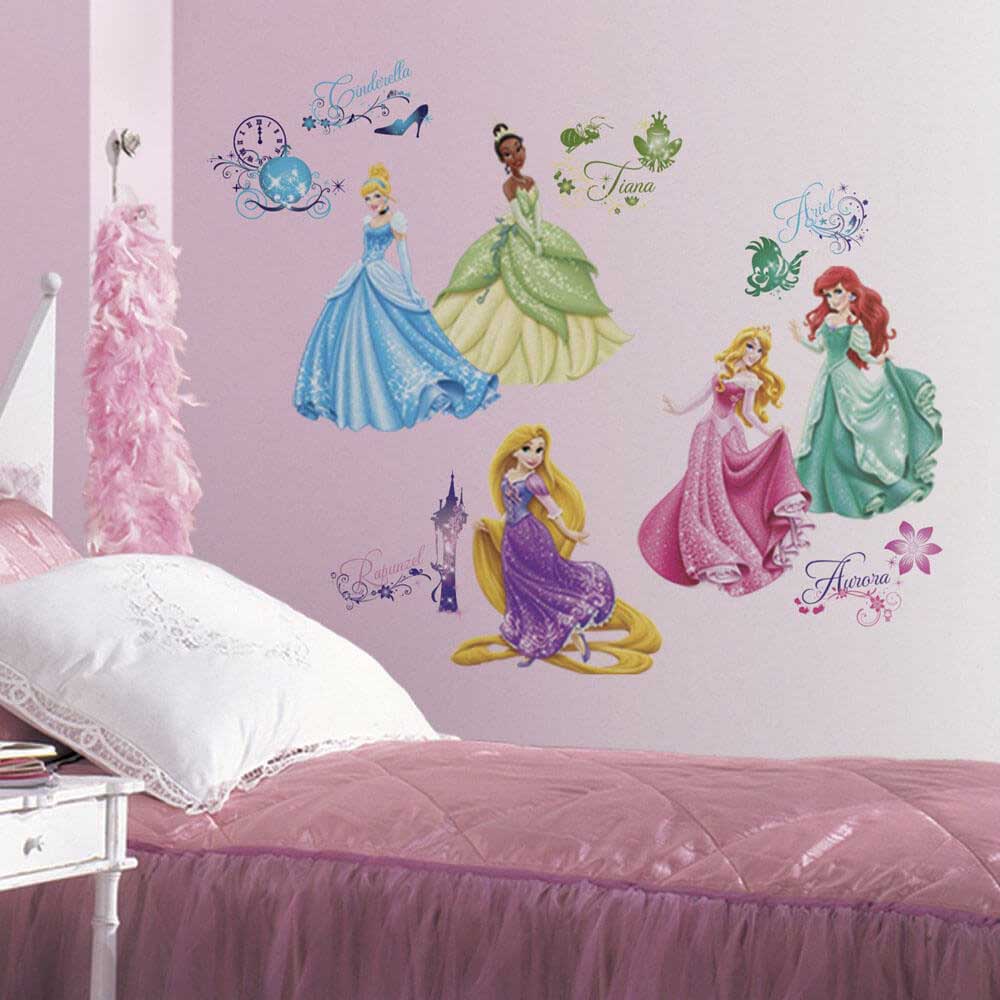 Princess Royal Debut Wall Decals Installed | Wallhogs