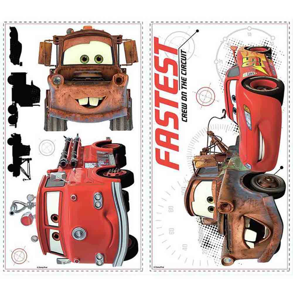 Cars 3 Friends to the Finish Wall Decals Printed