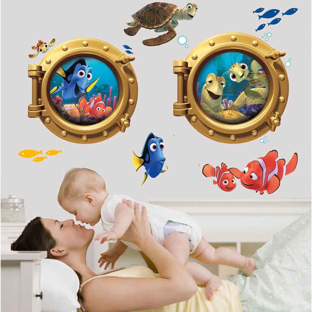 Finding Nemo Giant Wall Decals Installed | Wallhogs