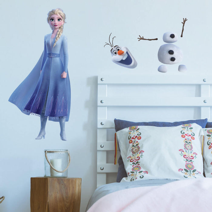 Disney's Frozen 2 Elsa & Olaf Wall Decals Installed