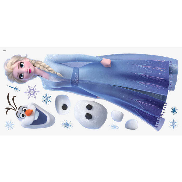 Disney's Frozen 2 Elsa & Olaf Wall Decals Printed Sheet