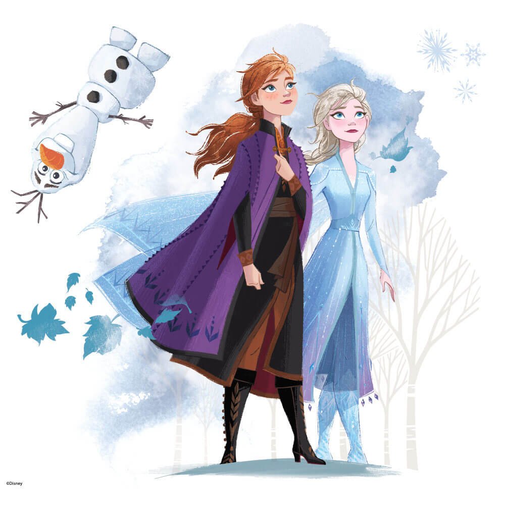 Disney's Frozen 2 Movie Giant Wall Decals Printed