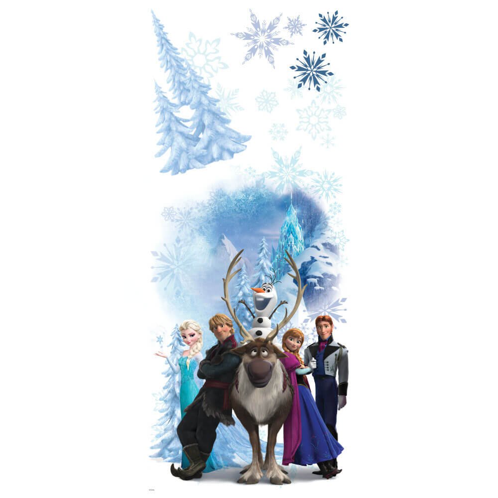 Disney's Frozen Group Giant Wall Decal Printed Sheet