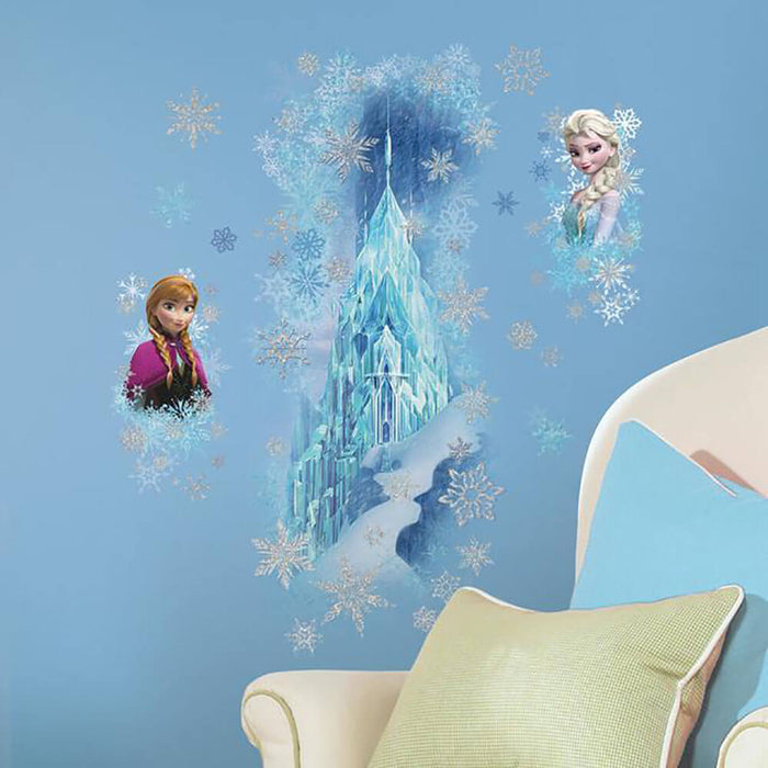 Disney's Frozen  Ice Palace Wall Decals Installed