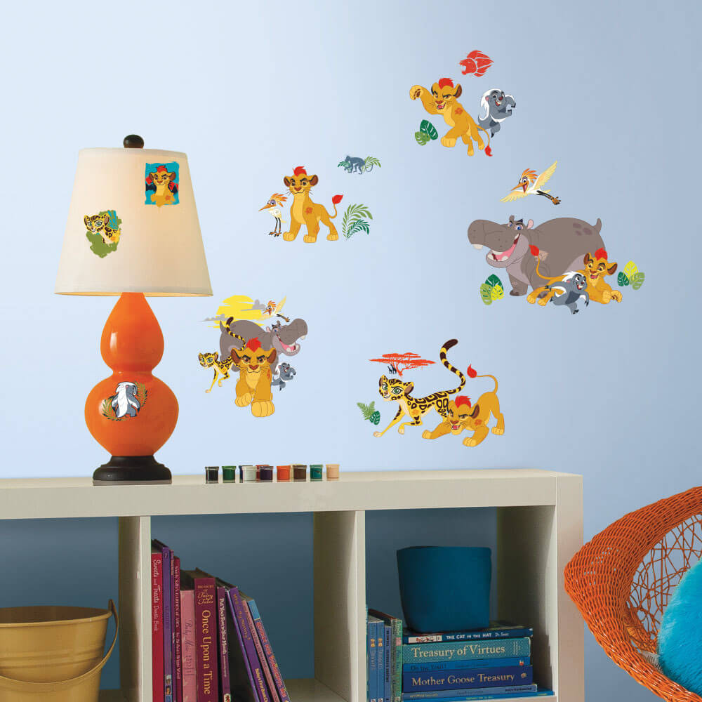 Disney The Lion Guard Wall Decals Installed