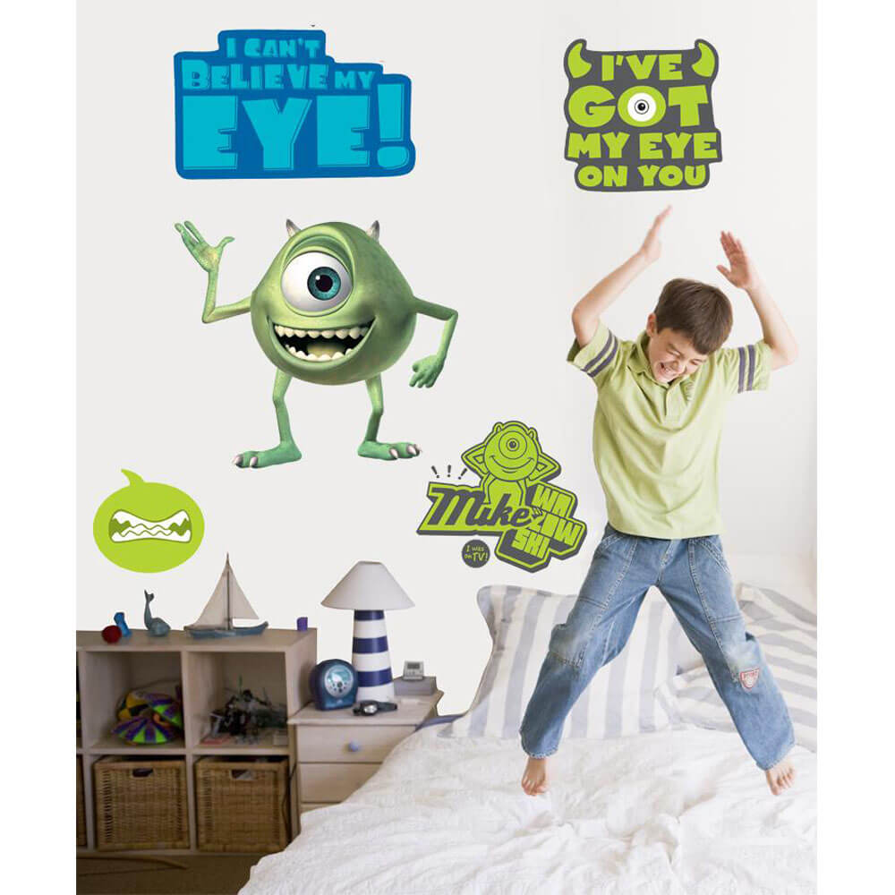 monsters inc wall stickers Disney's "Monsters Inc." Mike Giant Wall Decal