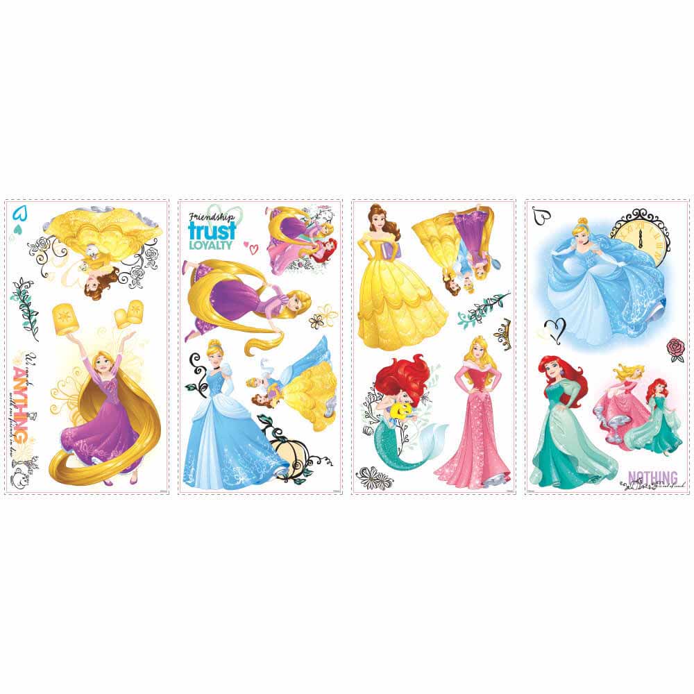 Princess Friendship Adventures Wall Decals Printed