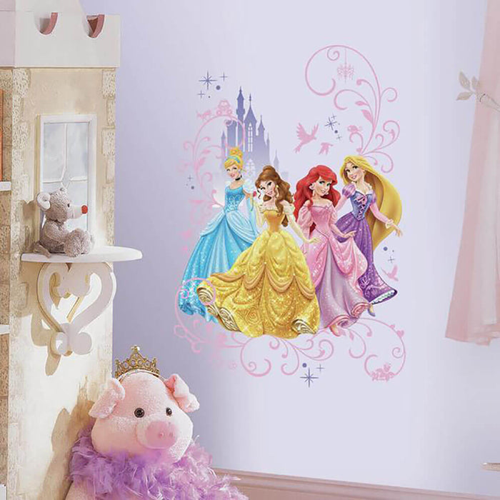 Princesses Wall Decal Installed | Wallhogs