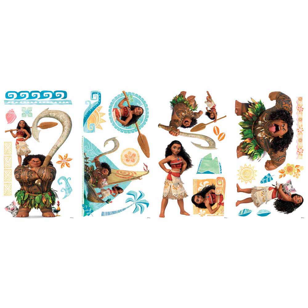 Princess Moana Wall Decals Printed | Wallhogs