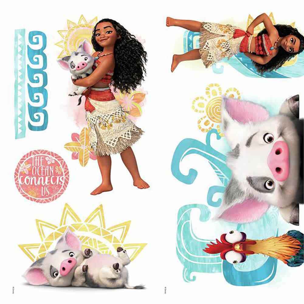 Moana & Friends Wall Decals Printed | Wallhogs
