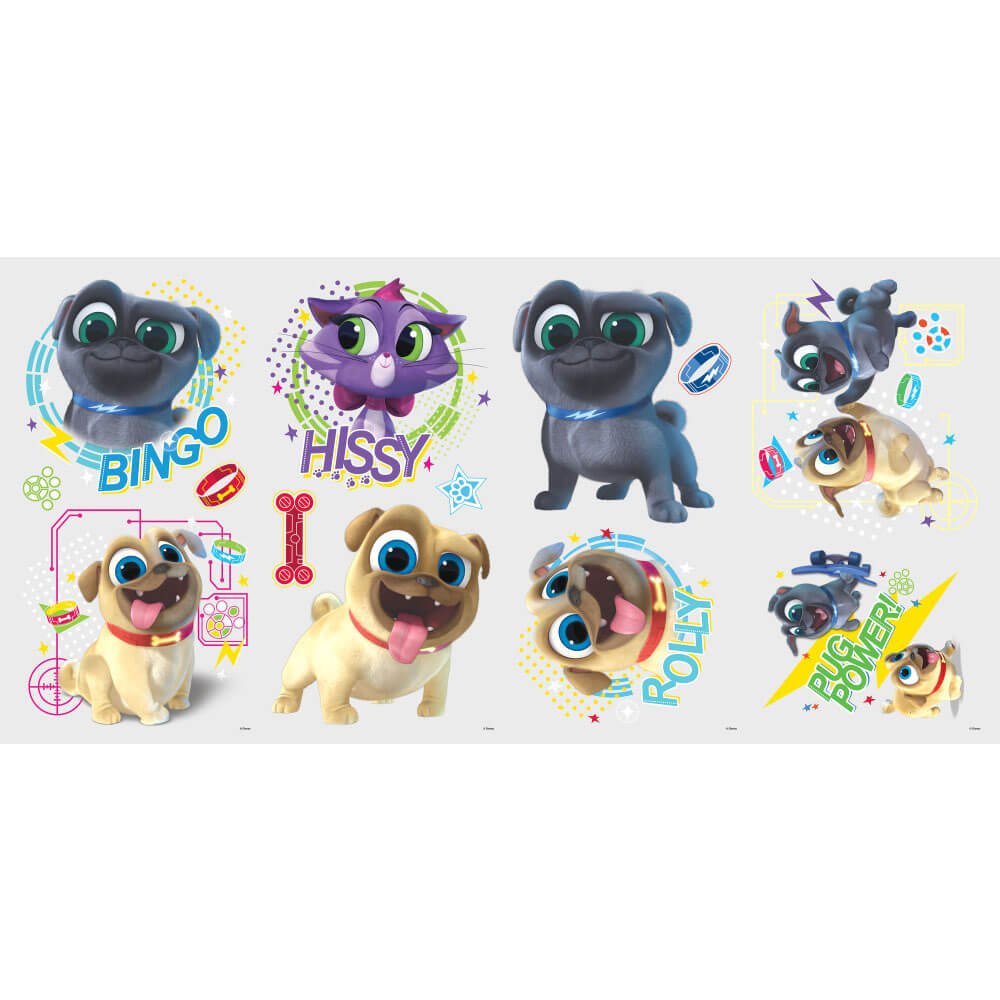 Puppy Dog Pals Wall Decals Printed Sheet