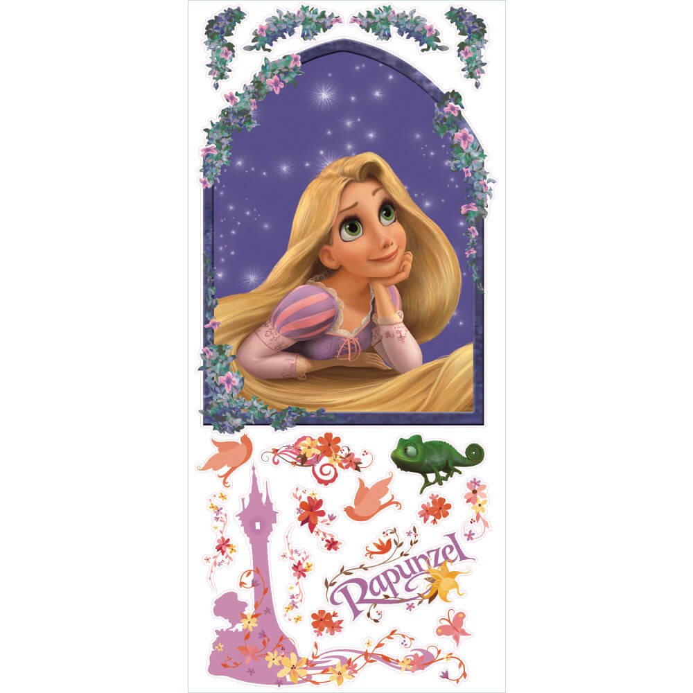 Rapunzel Gazing Wall Decals Printed | Wallhogs