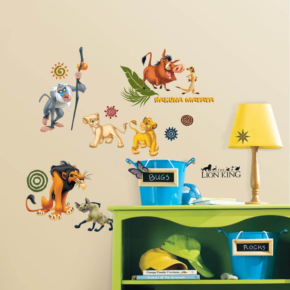 Disney Lion King Wall Decals Installed | Wallhogs