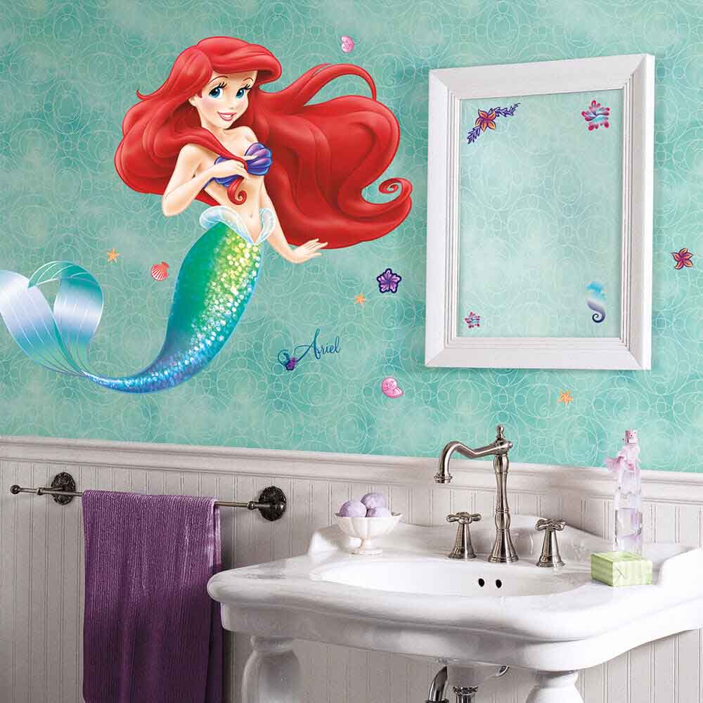 The Little Mermaid Wall Decal Displayed | Wallhogs