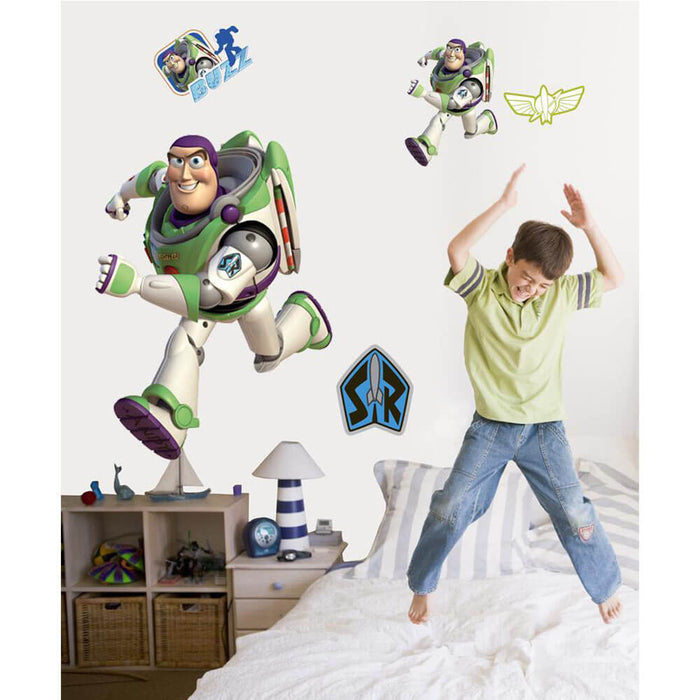 Toy Story Buzz Wall Decal Installed | Wallhogs
