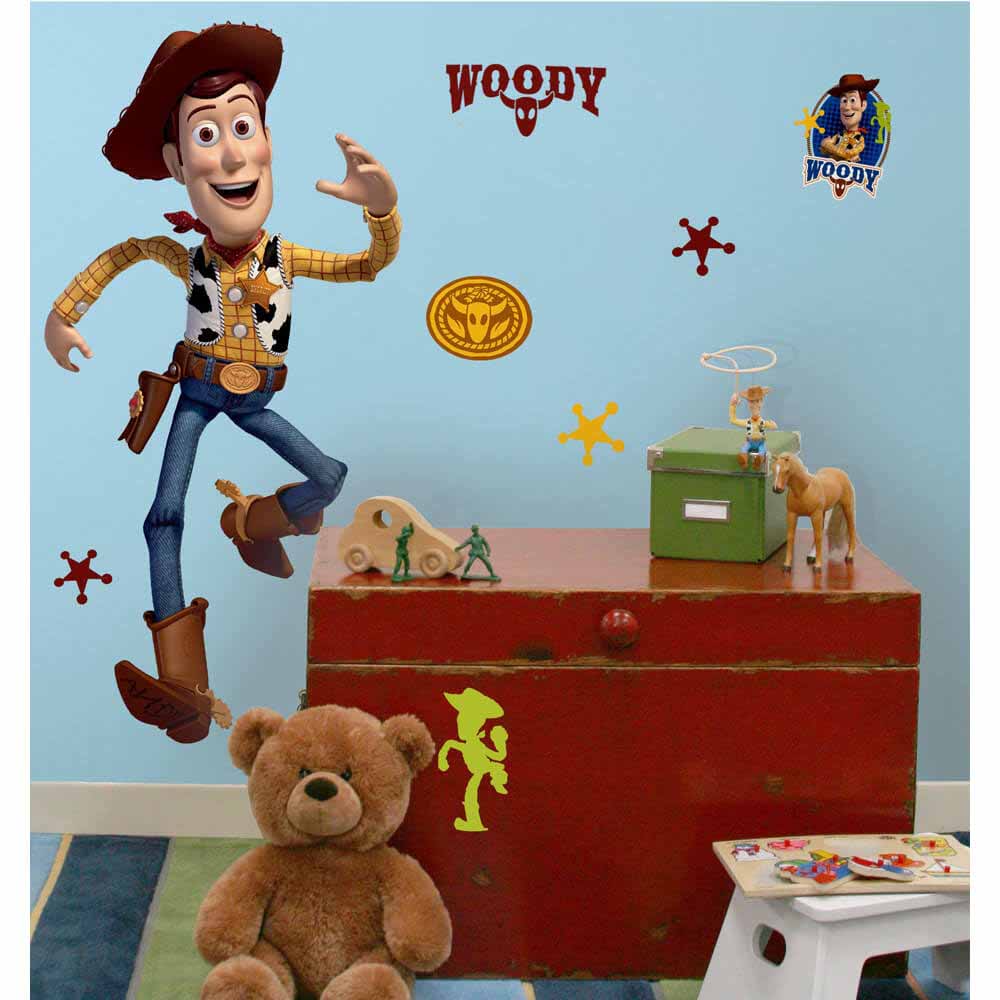 Toy Story Woody Wall Decal Installed | Wallhogs