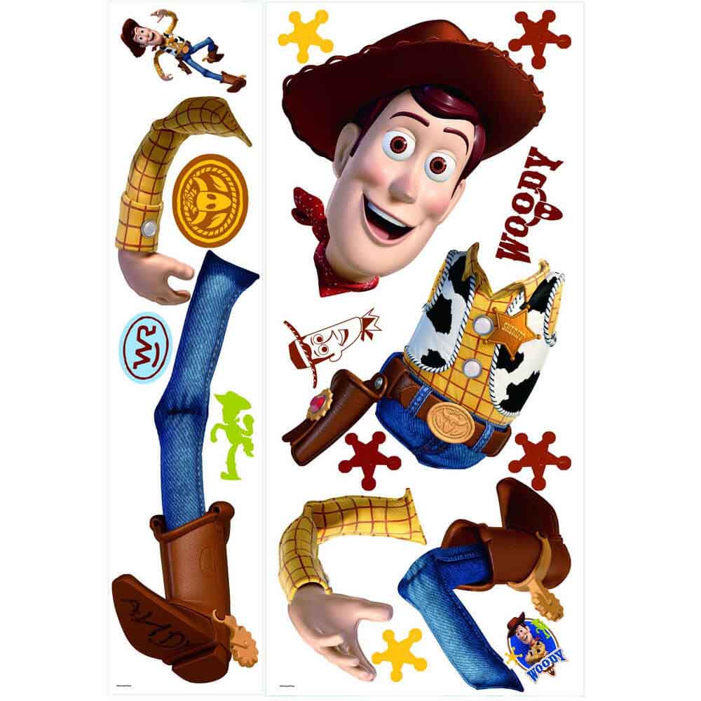 Toy Story Woody Wall Decal Printed | Wallhogs