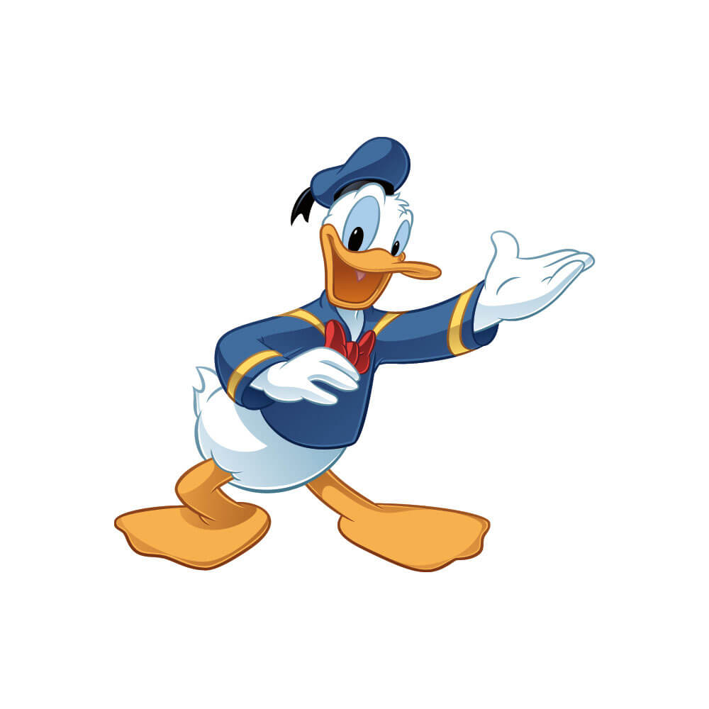 Donald Duck Wall Decal Assembled | Wallhogs