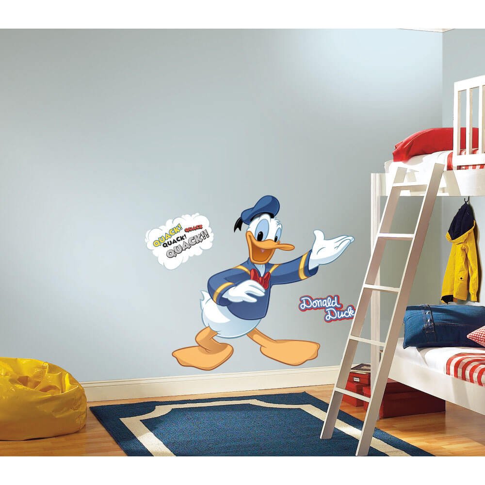 Donald Duck Wall Decal Installed | Wallhogs