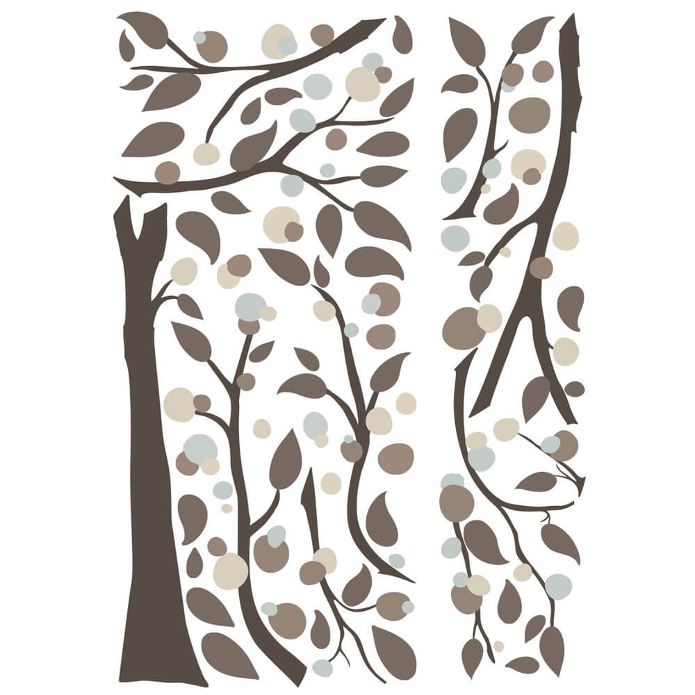 Elegant Tree Wall Decal Printed | Wallhogs