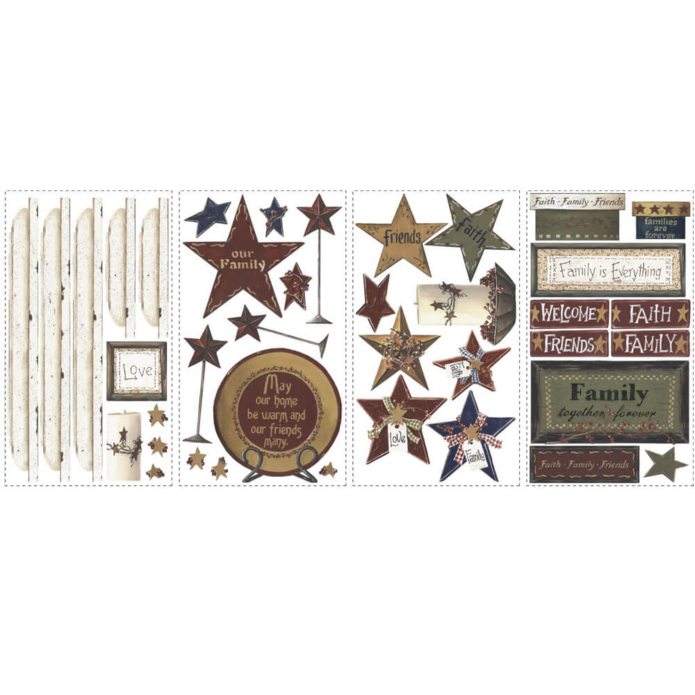 Family & Friends Wall Decal Printed Sheets | Wallhogs