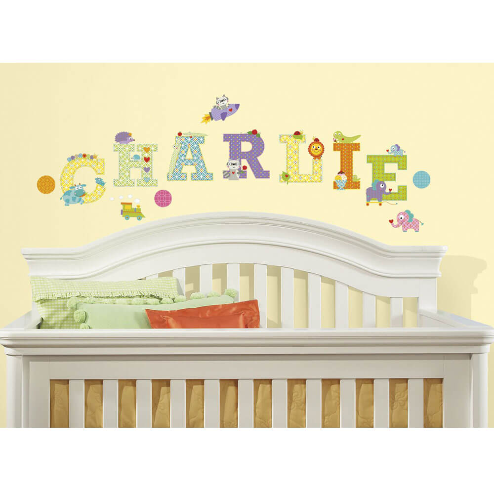 Animal Alphabet Wall Decals Installed | Wallhogs