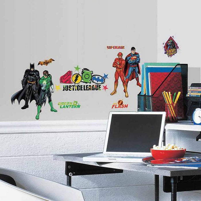 Justice League Wall Decals Installed | Wallhogs