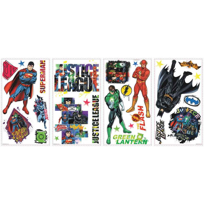 Justice League Wall Decals Printed | Wallhogs