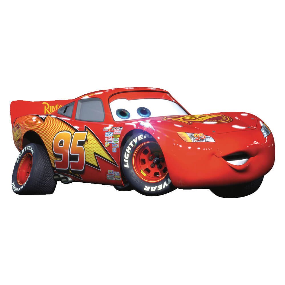 Lightning McQueen Wall Decal Assembled | Wallhogs