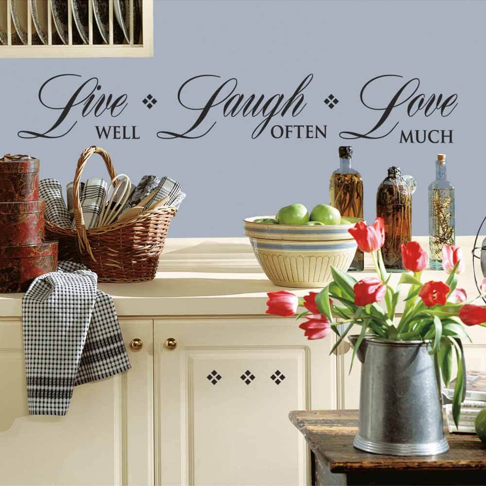 Live Laugh Love Wall Decal Installed | Wallhogs