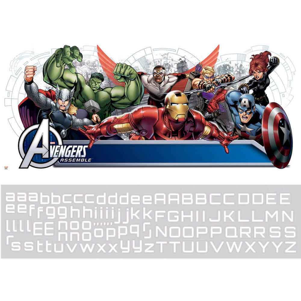 Avengers Personal Headboard Printed | Wallhogs