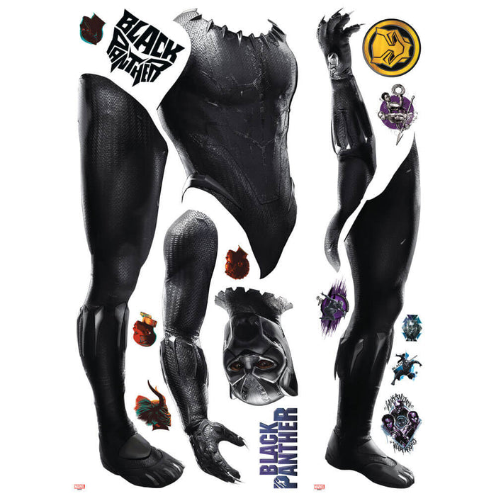Black Panther Giant Wall Decal Printed Sheet