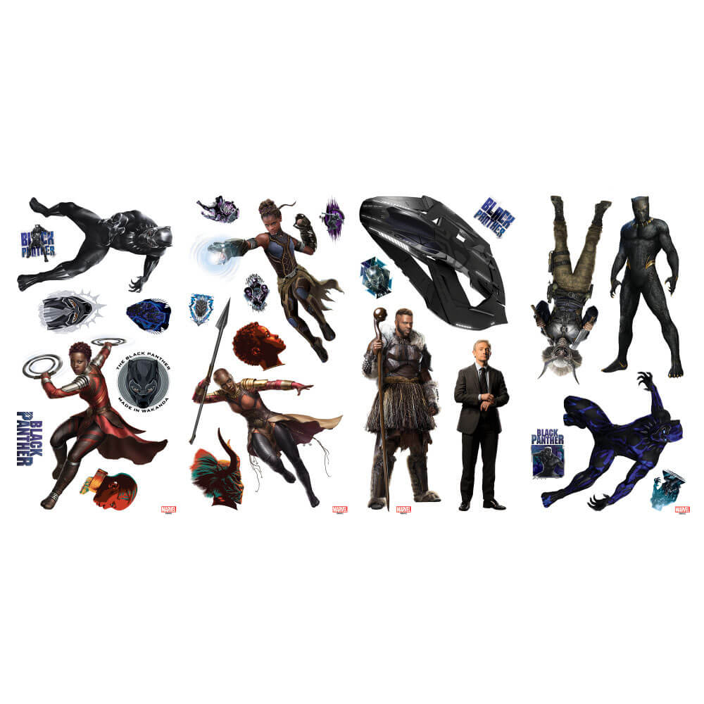 Black Panther Wall Decals Printed Sheet | Wallhogs