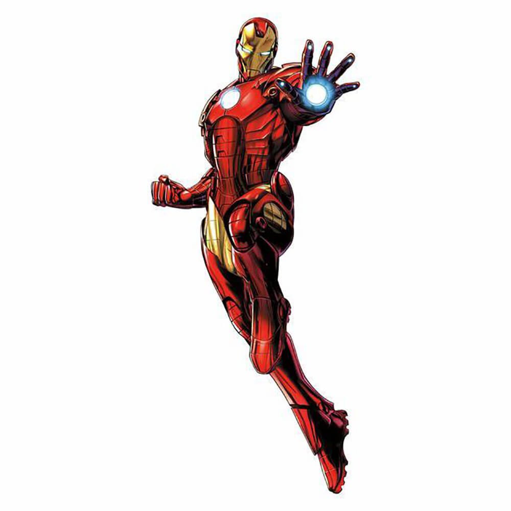 Iron Man Glow Wall Decal Installed | Wallhogs