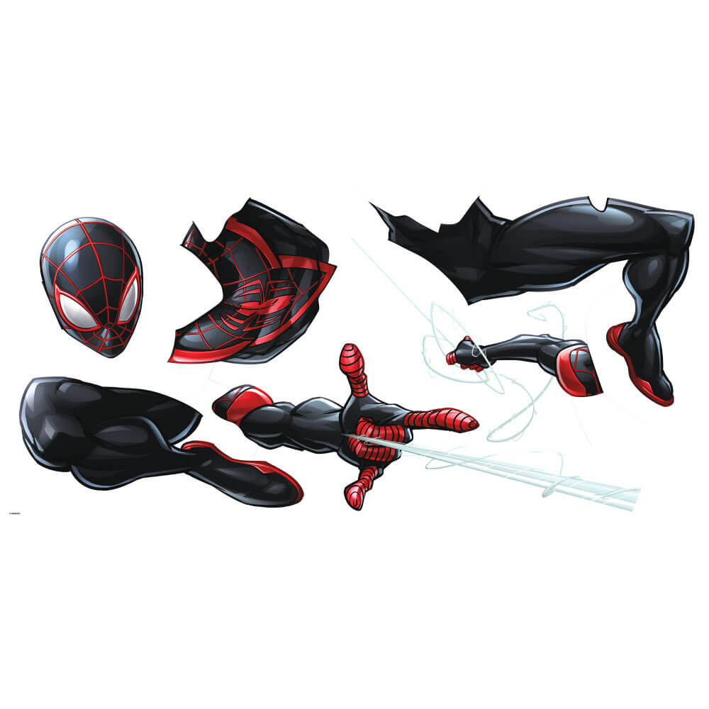 Spiderman Miles Morales Giant Wall Decal Printed Sheet
