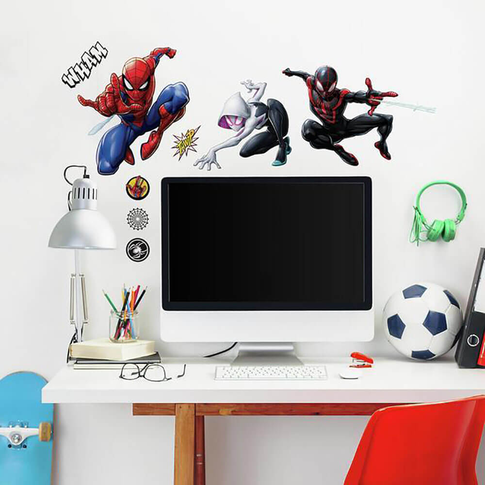 Spiderman Wall Decals Installed | Wallhogs