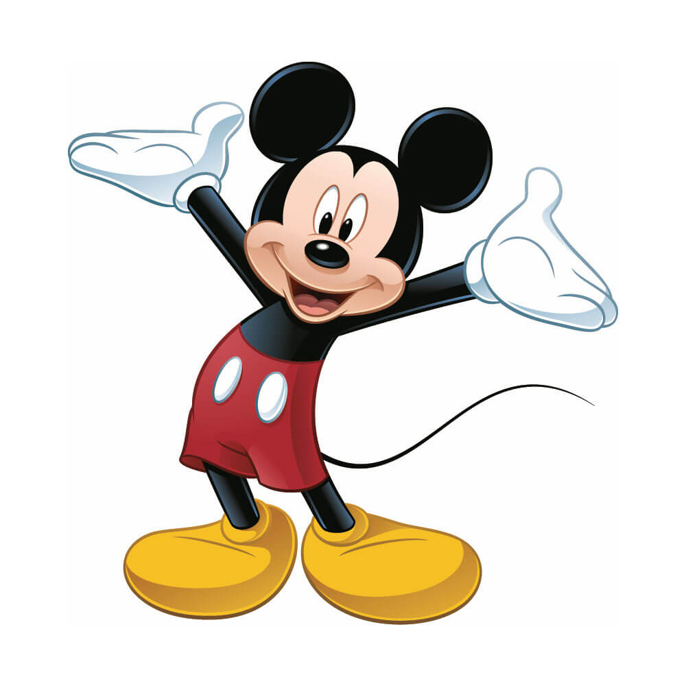 Mickey Mouse Wall Decal Assembled | Wallhogs