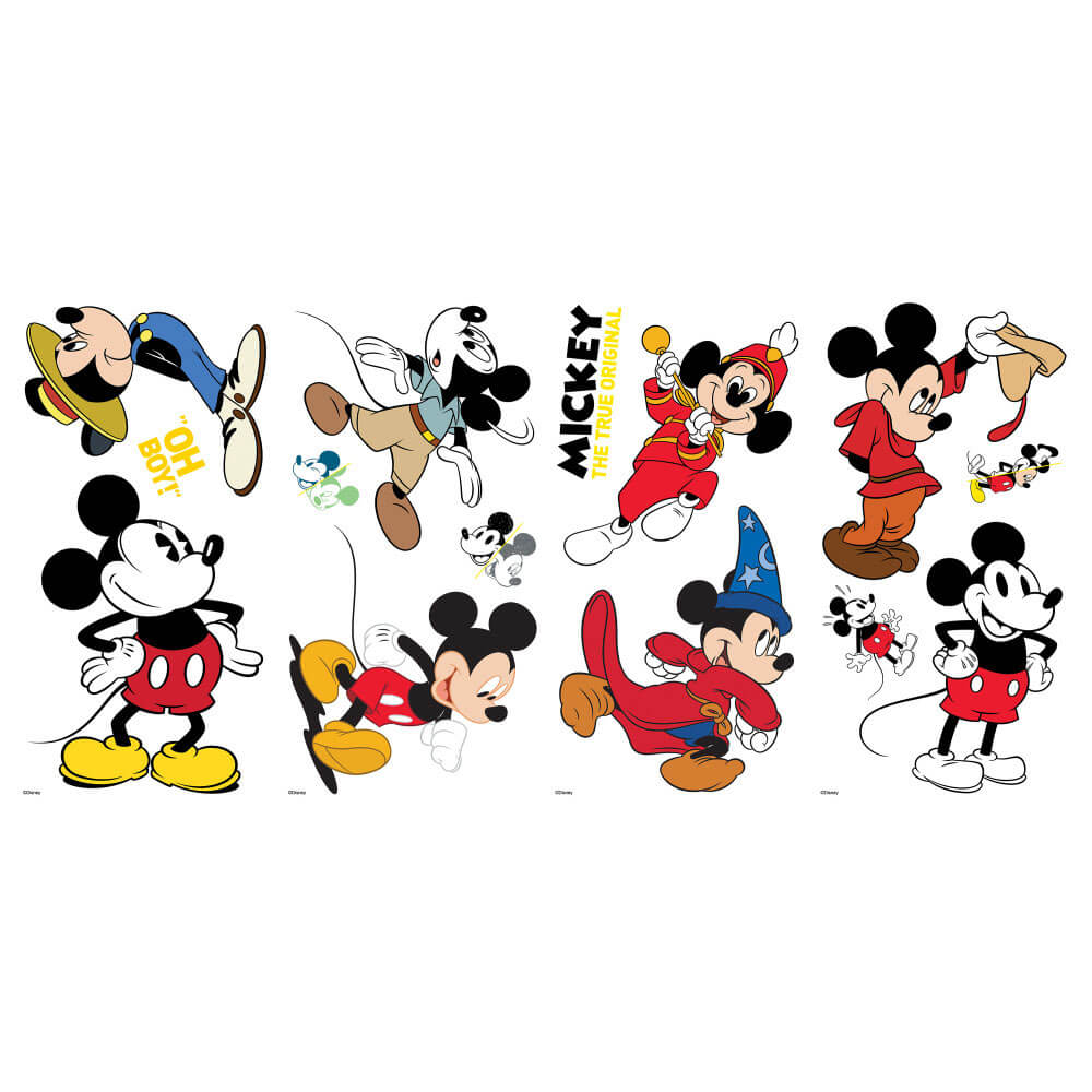 Mickey Mouse Anniversary Wall Decals Printed
