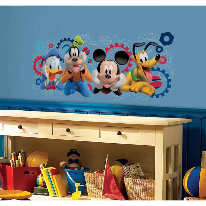 Disney Giant Clubhouse Capers Wall Decal Installed