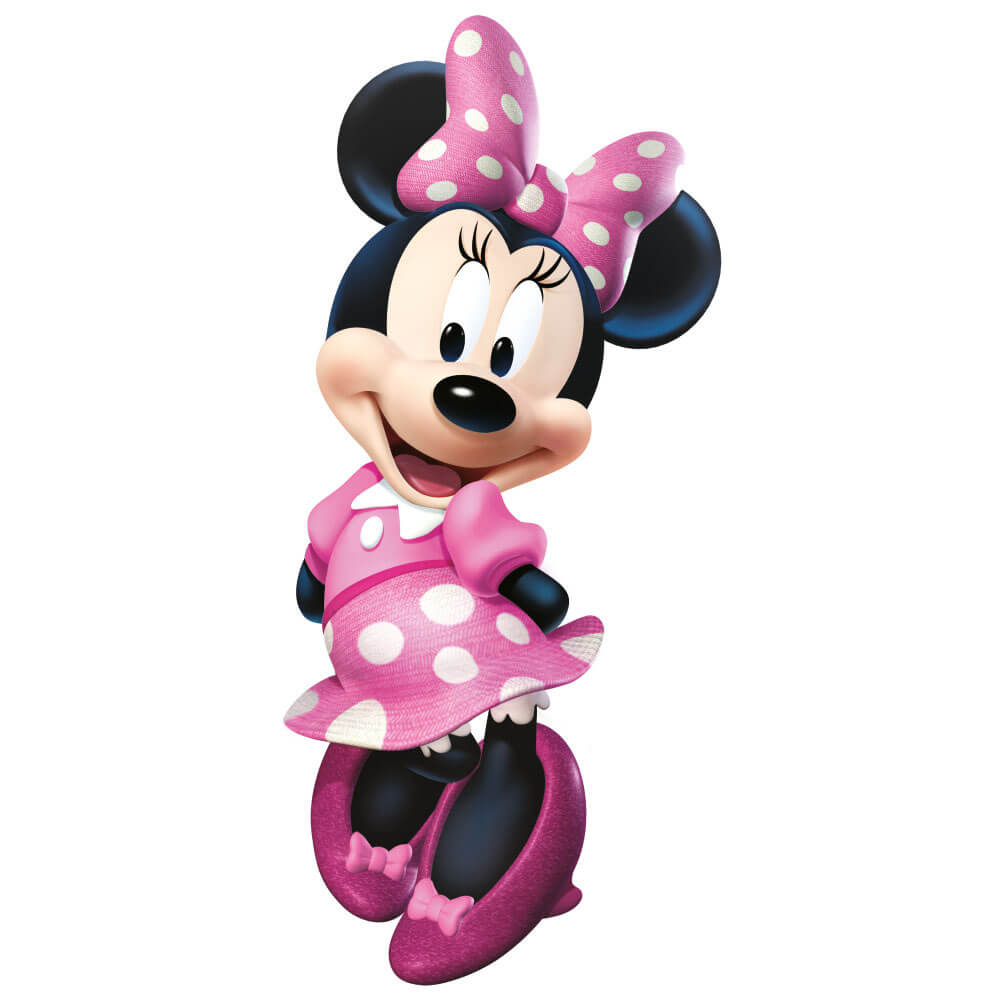 Minnie Mouse Bow-tique Giant Wall Decal Assembled