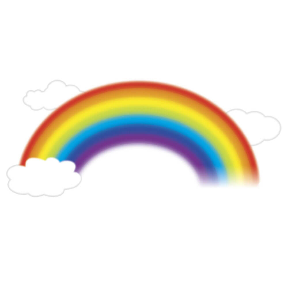 Over the Rainbow Wall Decal Printed | Wallhogs