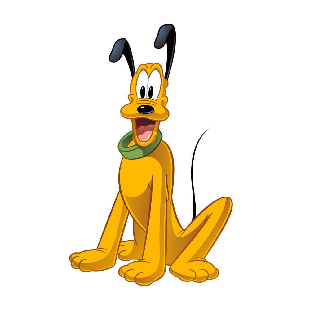 Pluto Wall Decal Assembled | Wallhogs