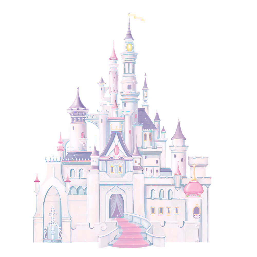Disney Princess Castle Wall Decal Assembled