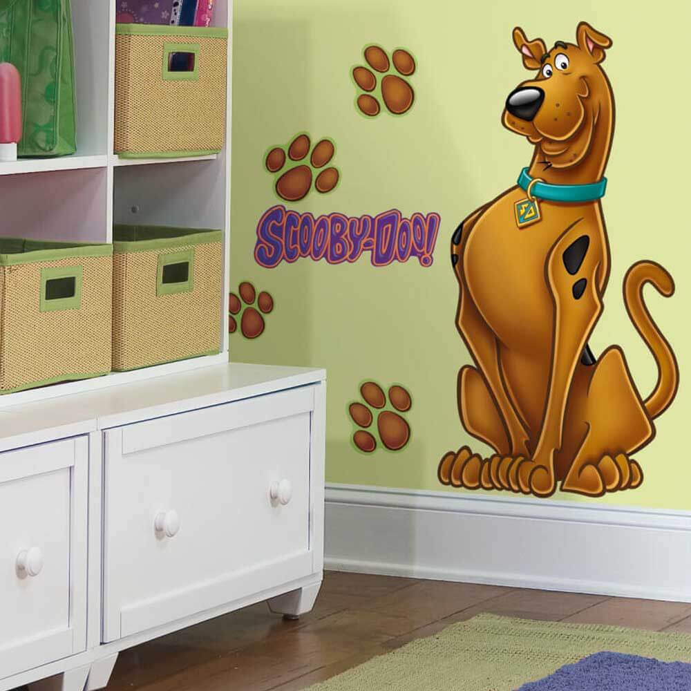 Scooby Doo Giant Wall Decal Installed | Wallhogs