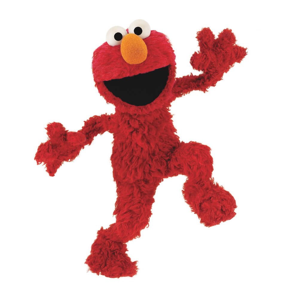Sesame Street Elmo Decal Assembled | Wallhogs