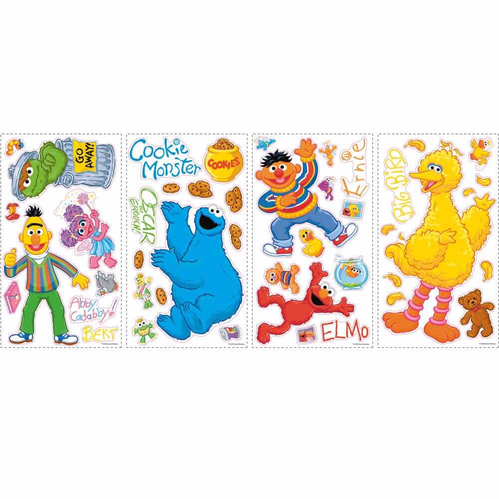 Sesame Street Decals Printed | Wallhogs