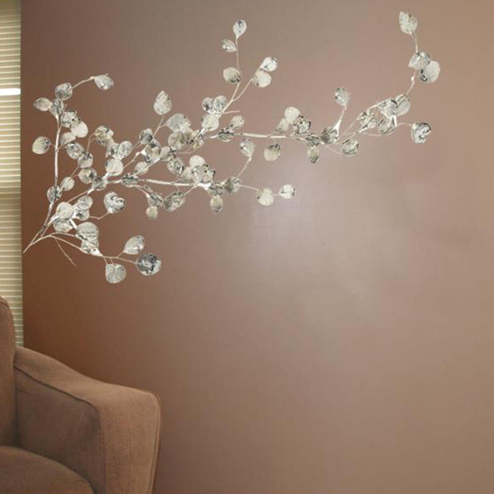 Silver Dollar Branch Wall Decal Installed | Wallhogs