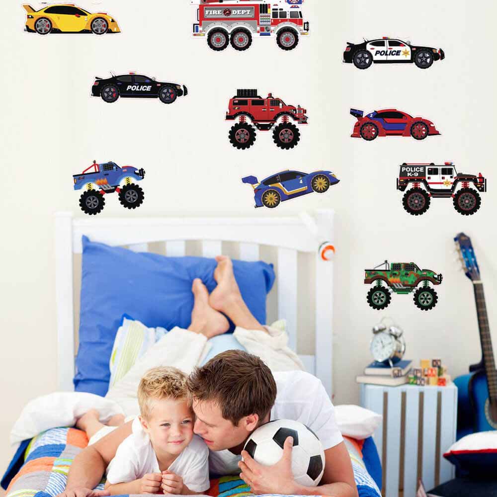 Speed Limit Trucks Wall Decals Printed