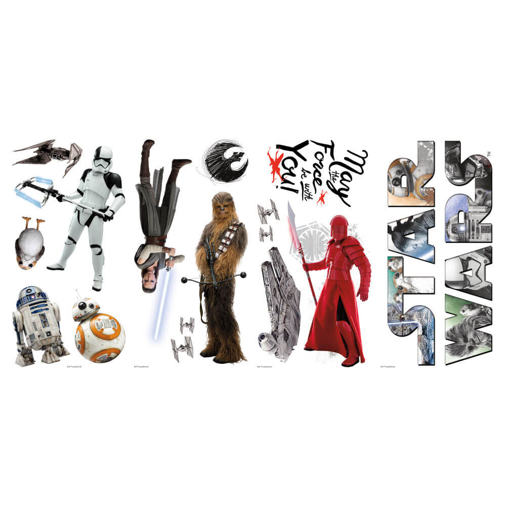 Star Wars VIII Wall Decals Printed | Wallhogs