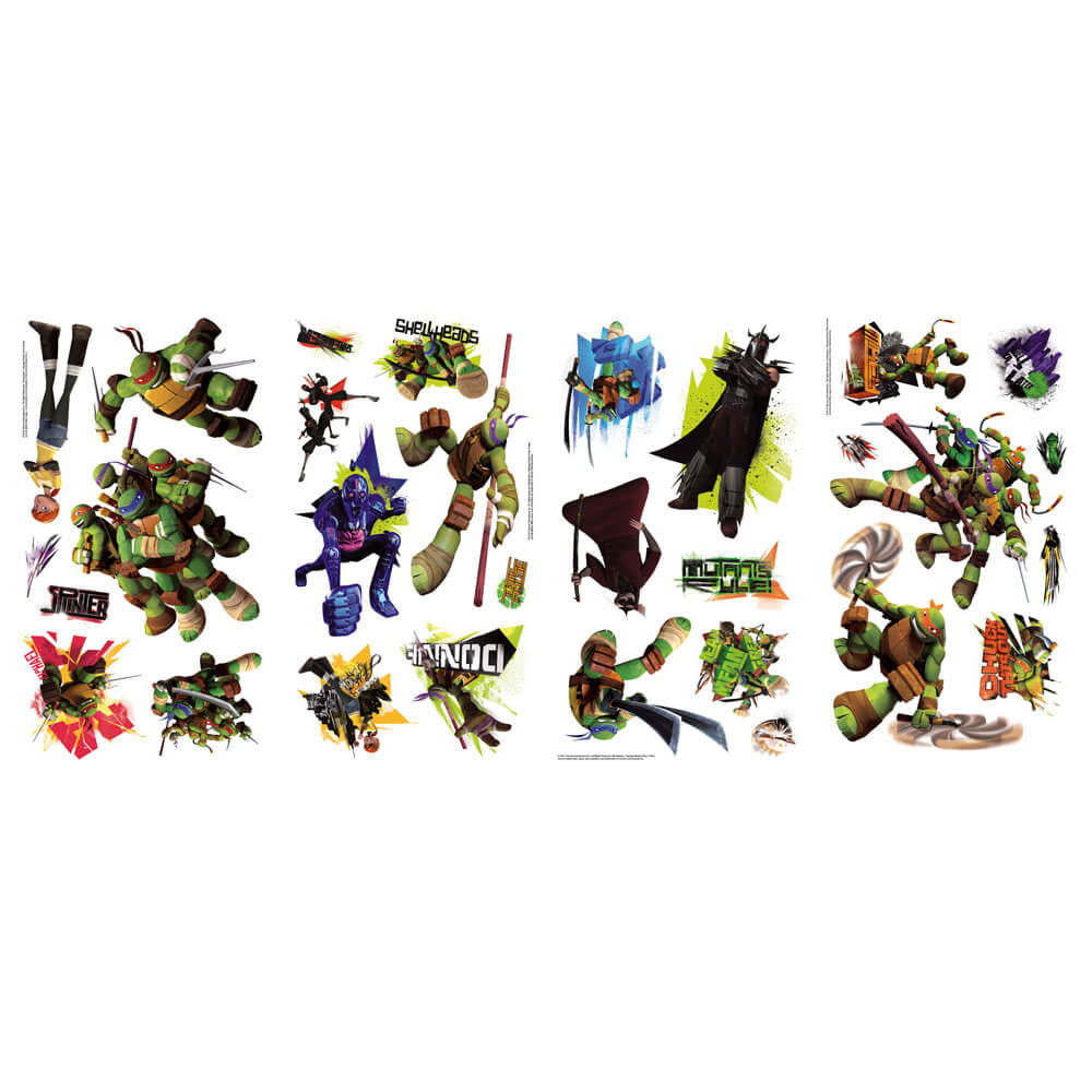 Teenage Mutant Ninja Turtles Wall Decals Printed